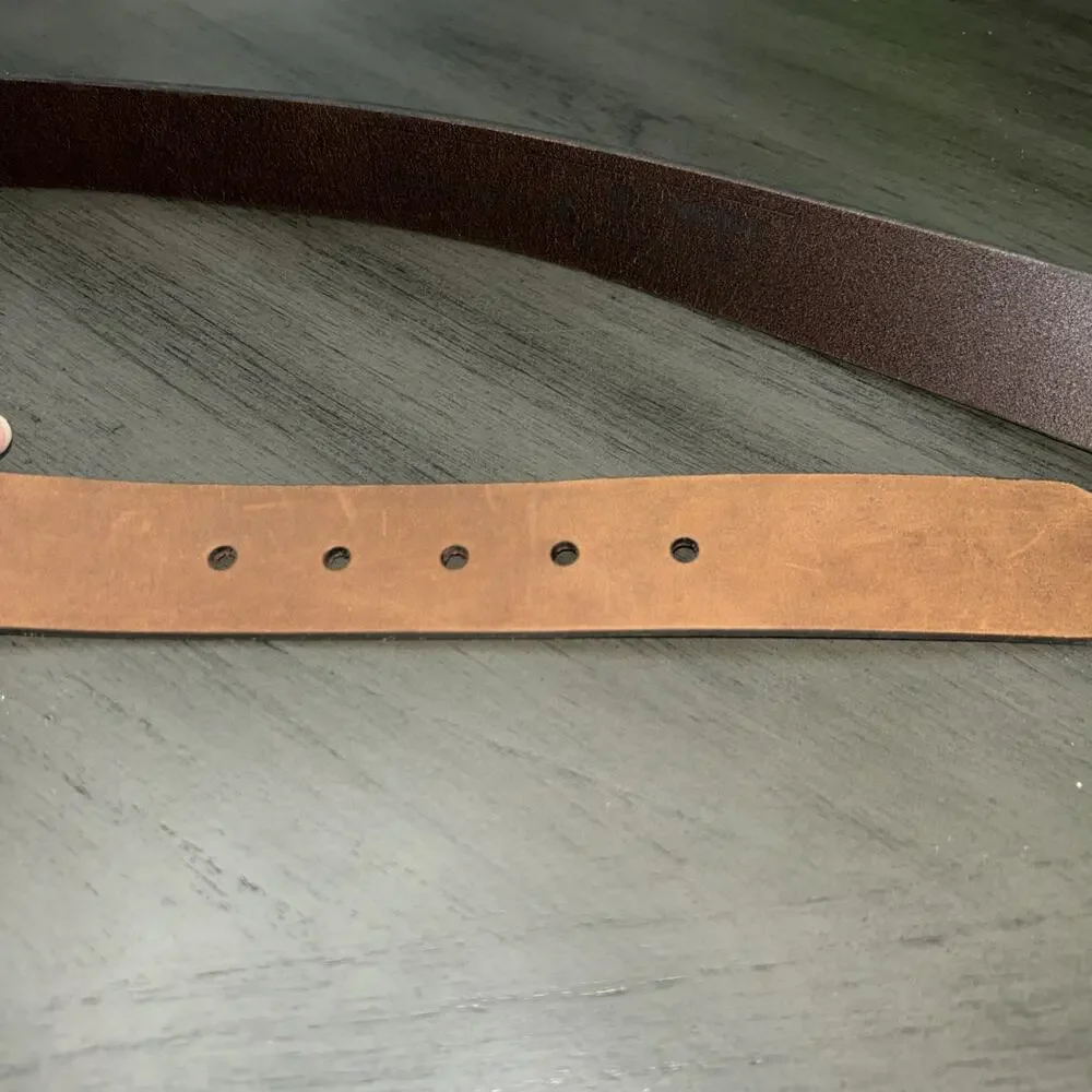 Carhartt Men's Brown Legacy Saddle Leather Belt Size 40